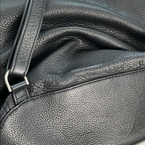 Black Pebbled Leather Rebecca Minkoff Backpack - Picture 3 of 8